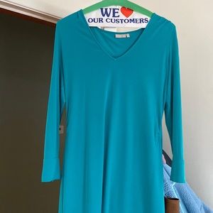 Elle Kai Blue Long Sleeve Dress